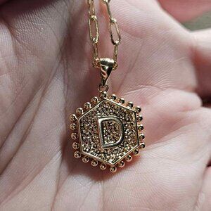 $10 if Bundled! New Layered Gold Tone Paperclip Chain Necklace Set